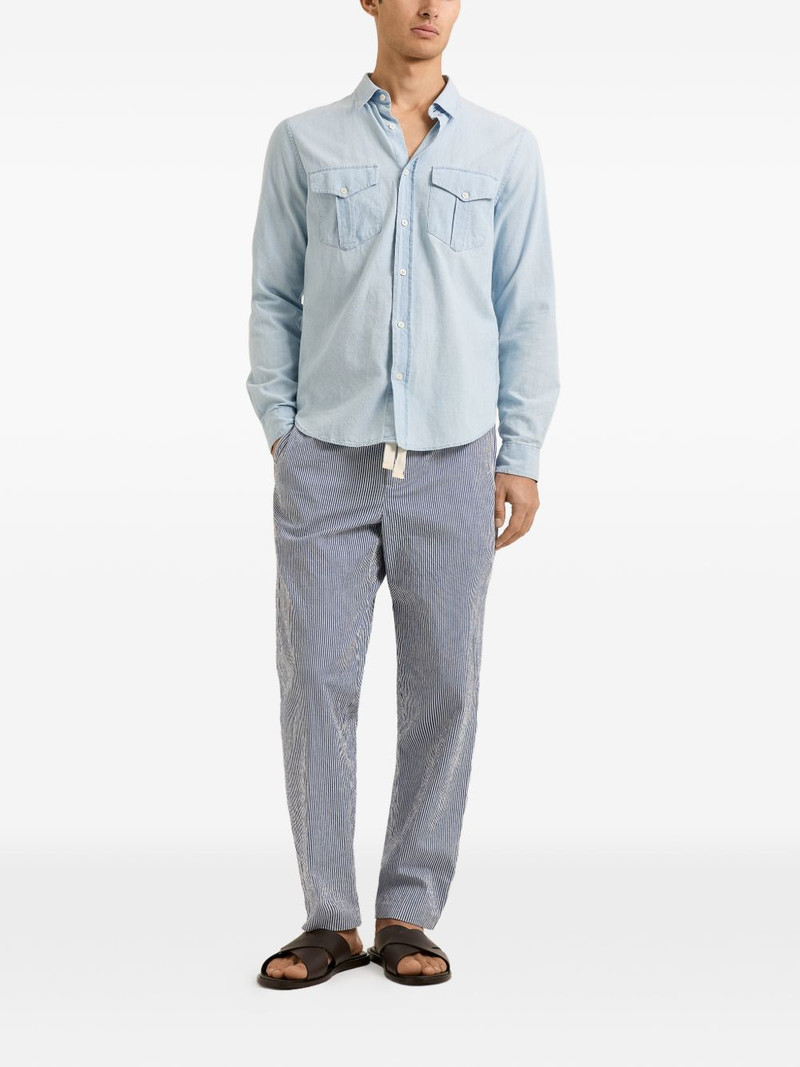ORLEBAR BROWN seersucker stripe trousers outlook