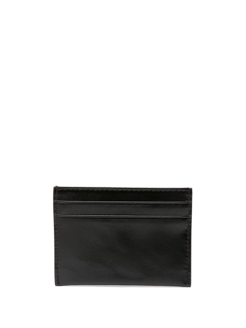 Isabel Marant logo-stamp leather cardholder outlook