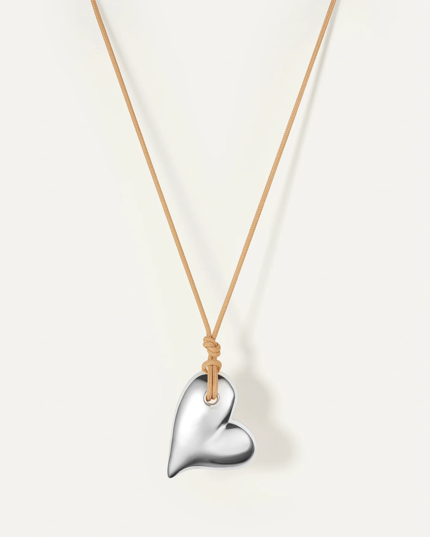 Mega Art Heart on a String Necklace - 1