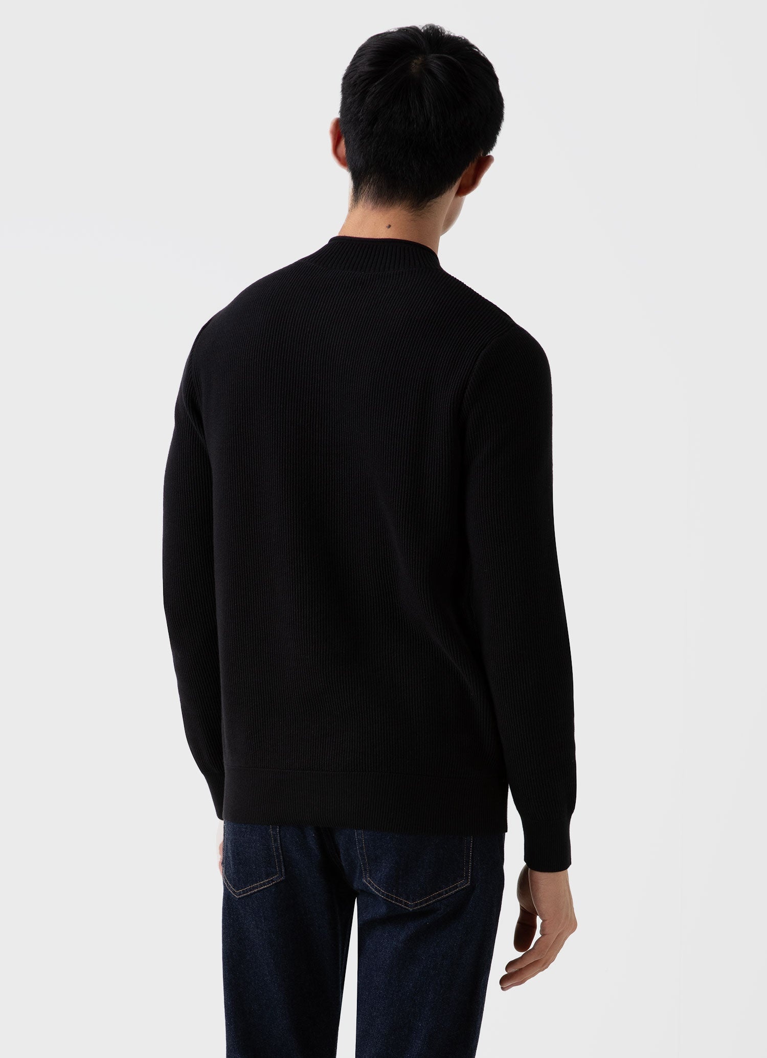 Textured Guernsey Jumper - 4
