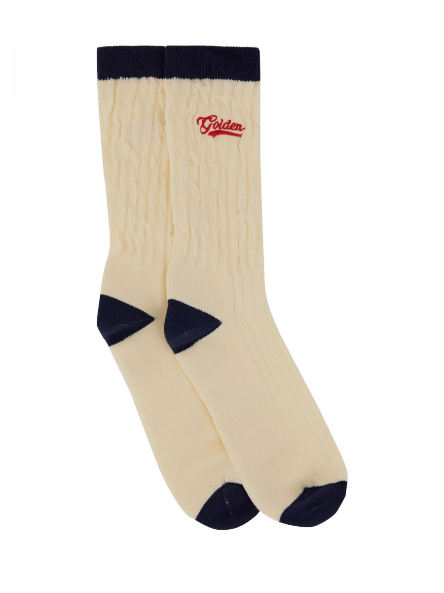 RIBBED COTTON SOCKS - 1