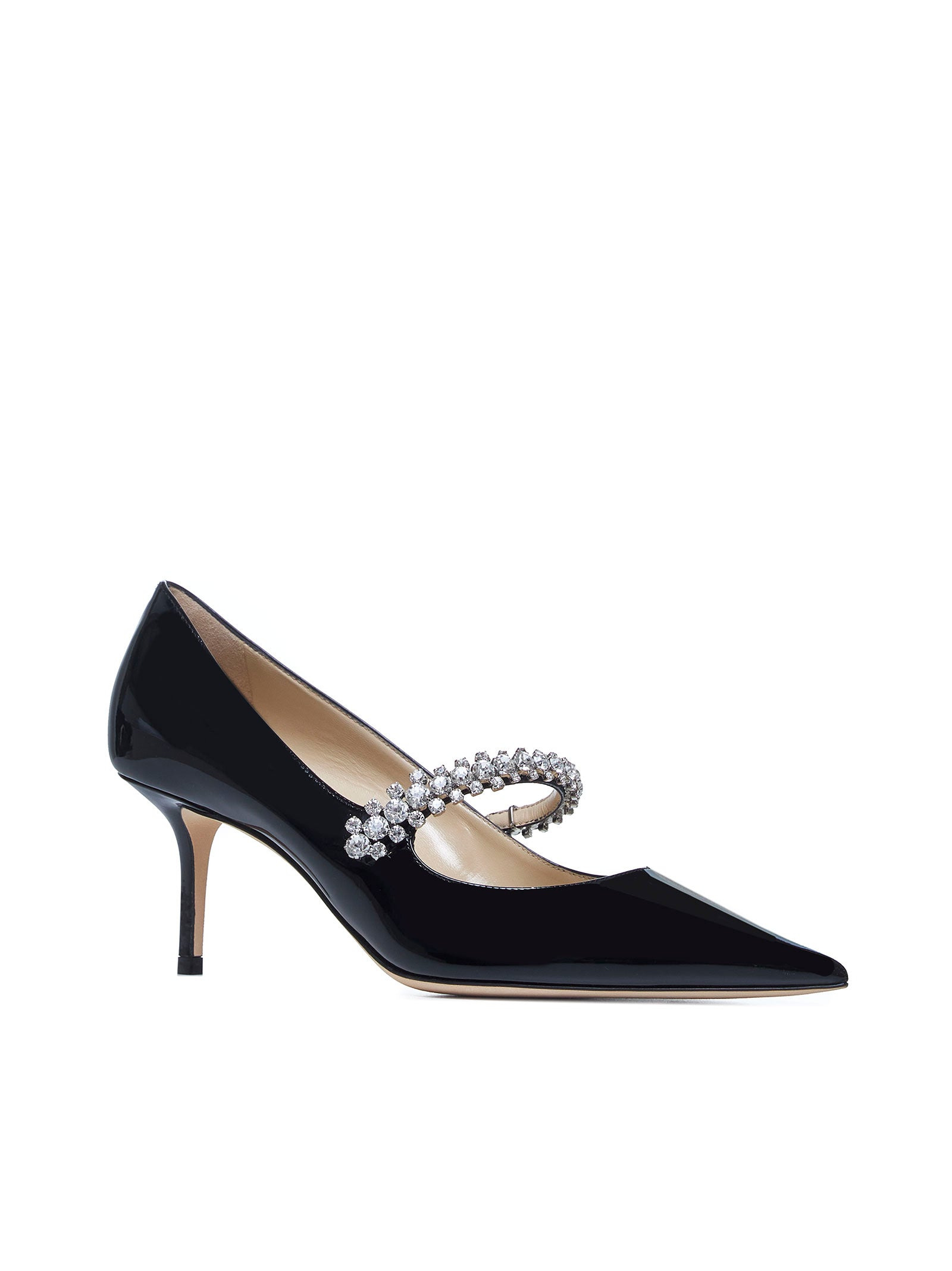 Bing crystals patent leather pumps - 2