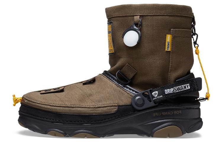 Crocs GRIP SWANY x atmos x All-Terrain Clog 'Olive' 208017-337 - 2