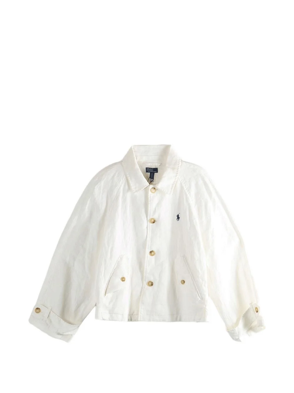 button linen jacket - 1