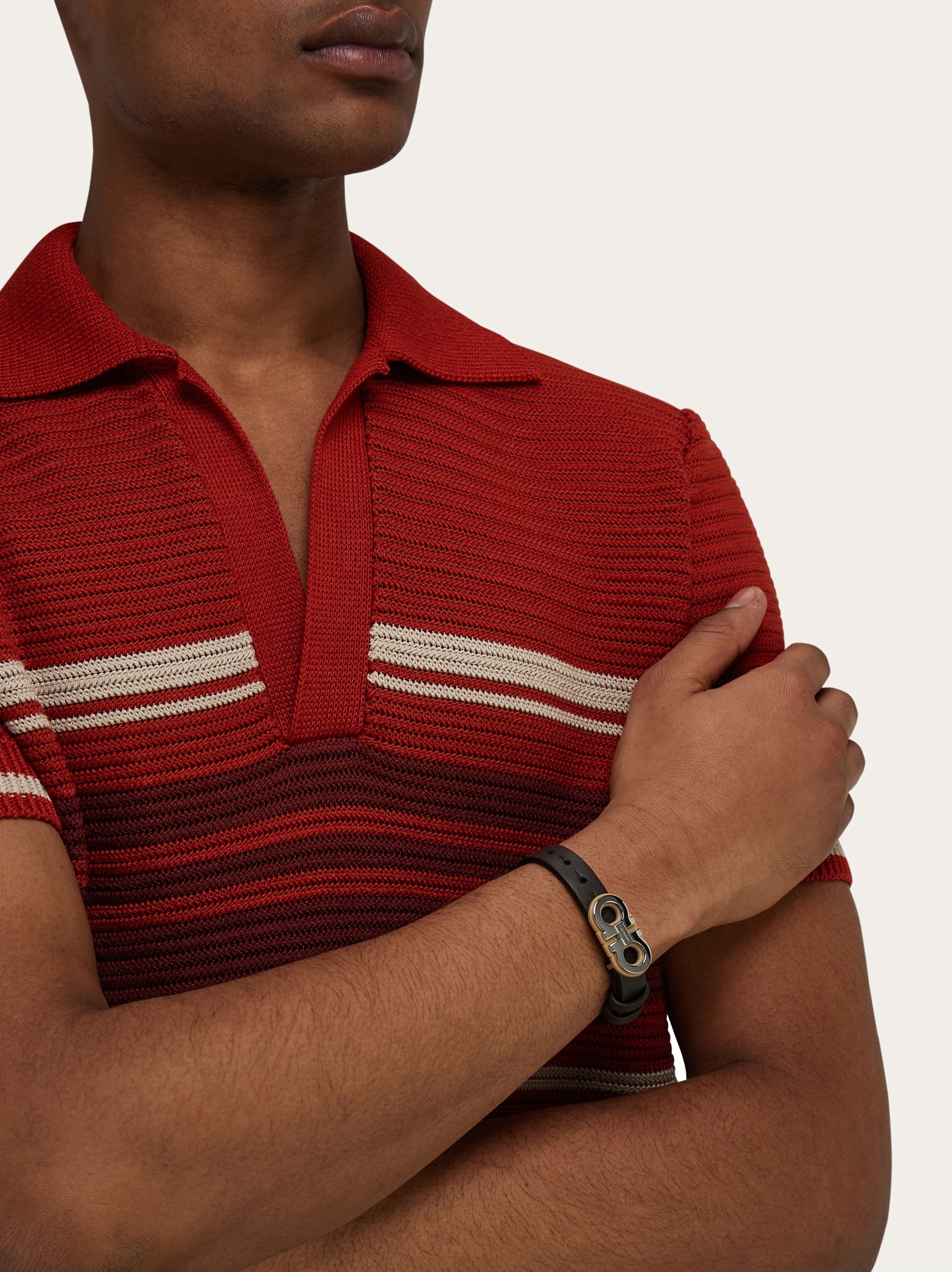 Double Gancini bracelet - 3