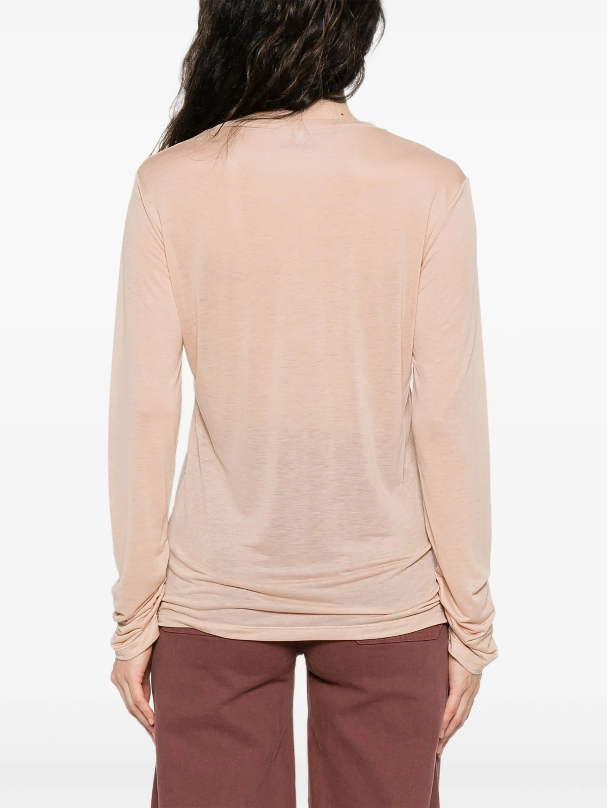 Baserange Long-sleeve Round-neck Top - 3
