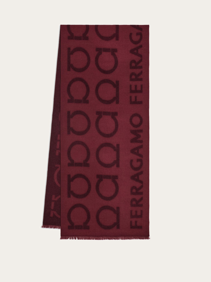 Gancini jacquard scarf 1