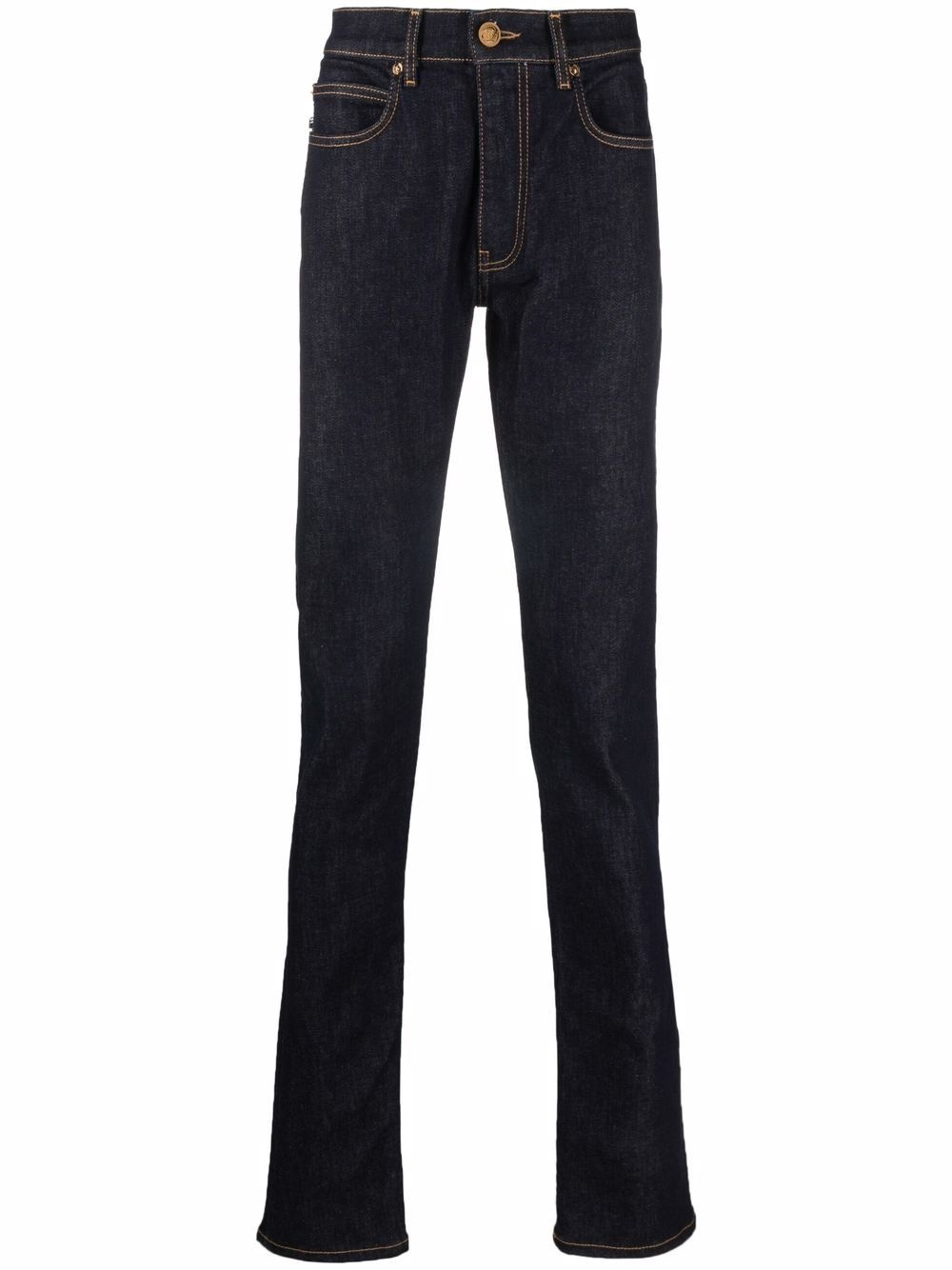 La Greca cuffed jeans - 1