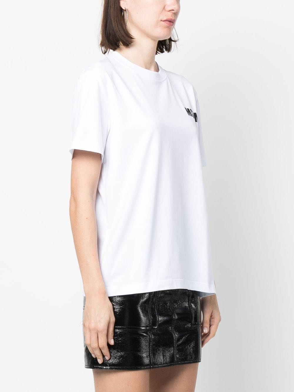 logo-print round-neck T-shirt - 4