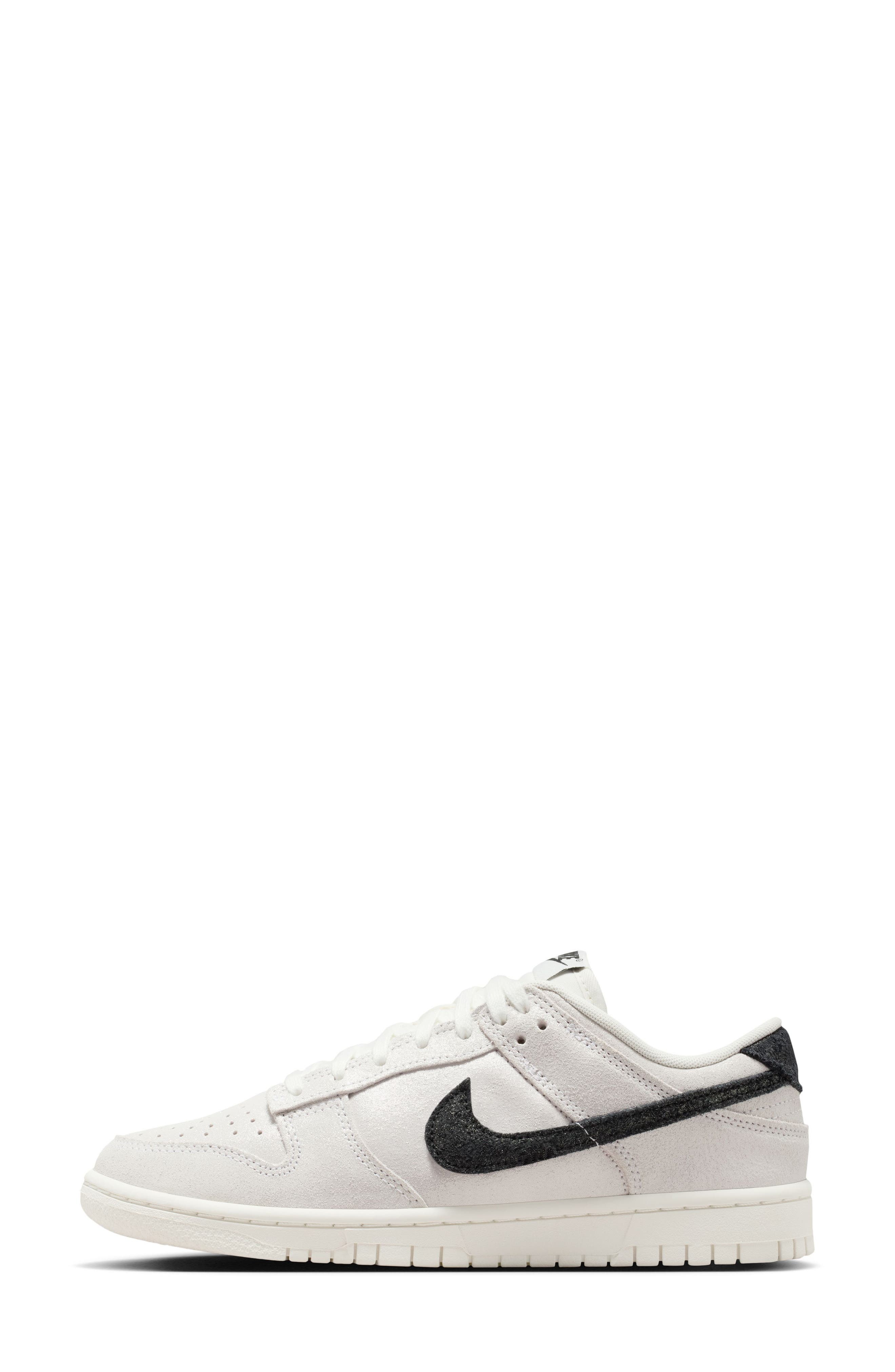 Nike Dunk Low Top Sneaker in White/Black/Red at Nordstrom - 2