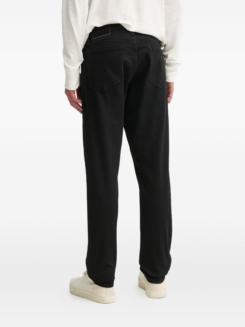 embroidered-pocket jeans - 2