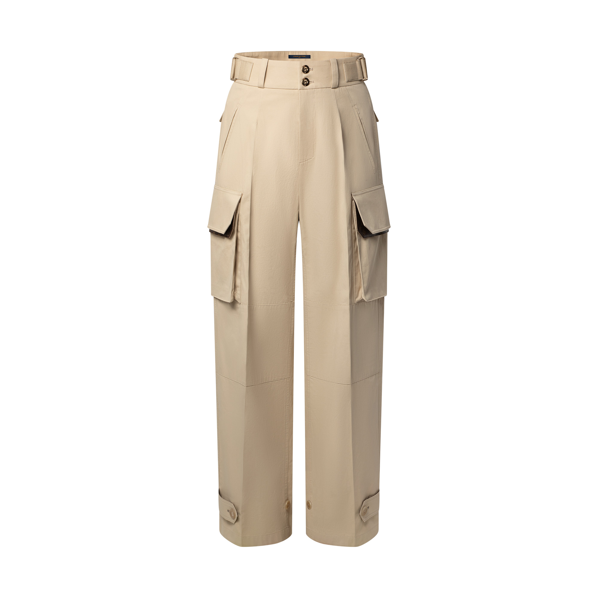 Wide-Leg Cargo Pants - 1