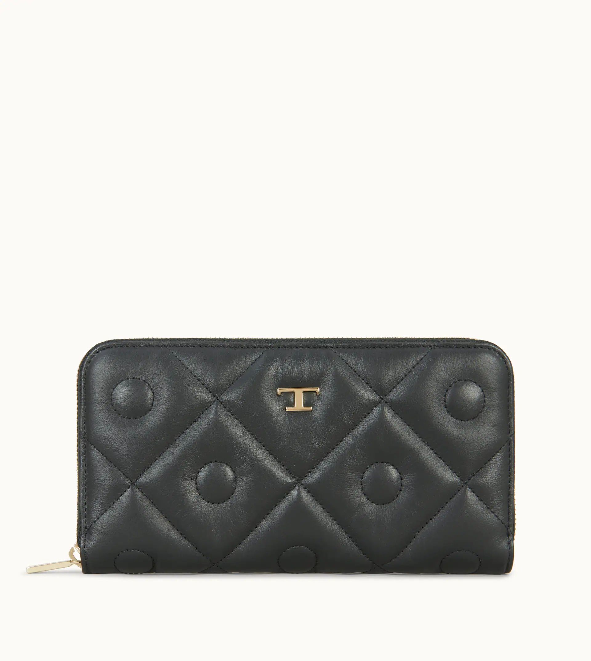 TOD'S SIGNATURE WALLET - BLACK - 1