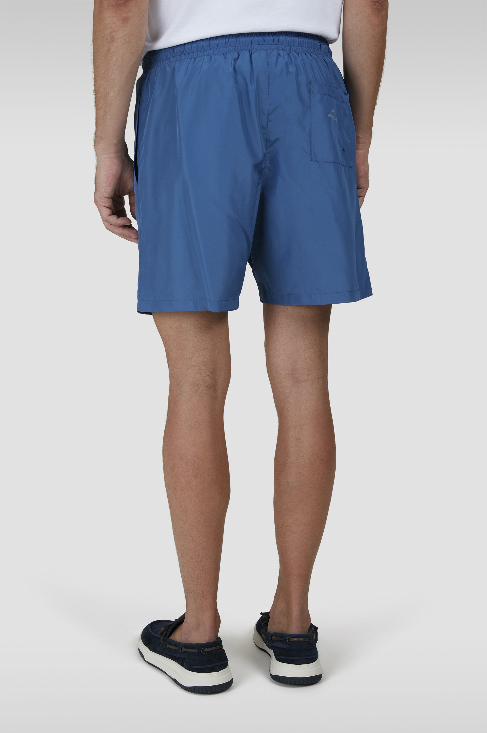 SWIM SHORTS WITH REFLECTIVE LOGO PRINT - 3