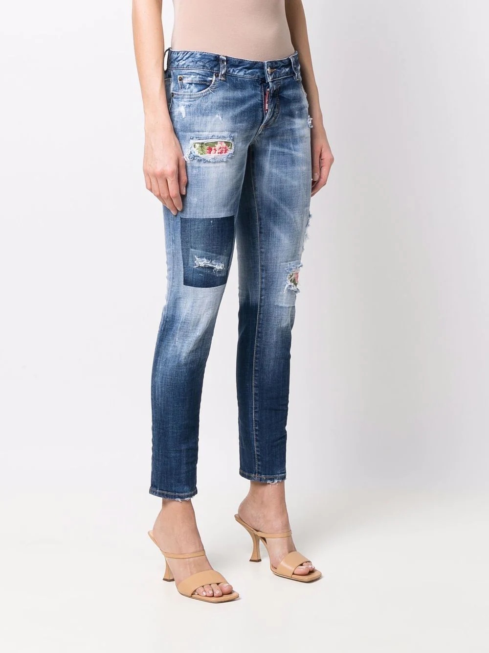 Jennifer low-rise skinny jeans - 3