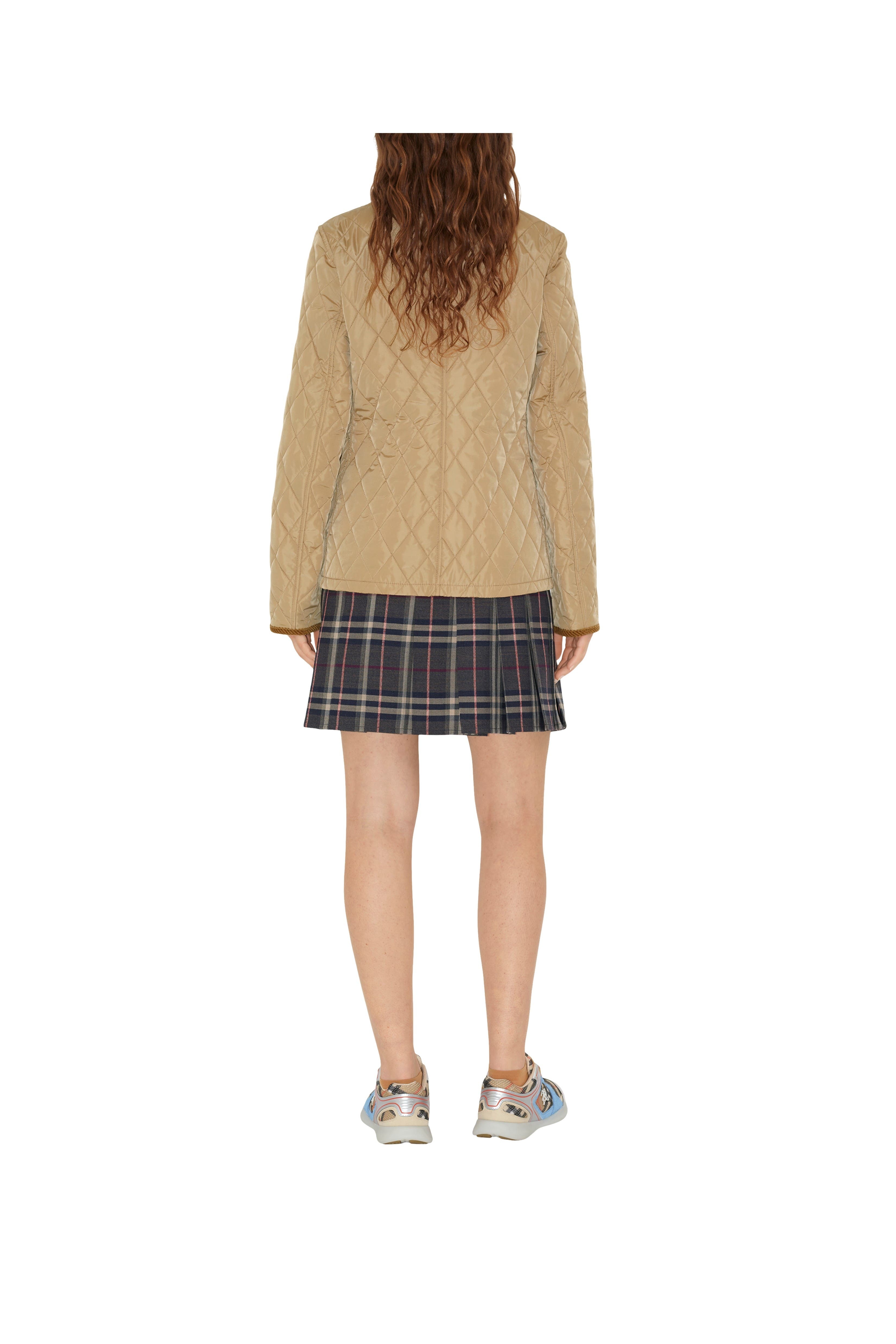 burberry Quilted Nylon Jacket in Flax/sand at Nordstrom - 4