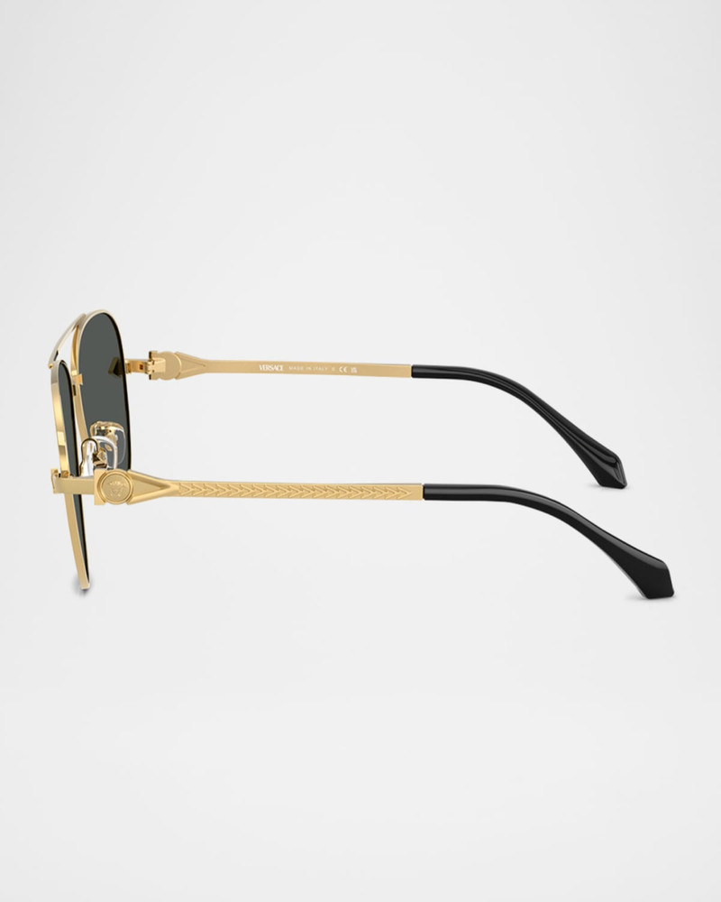 Men's VE2283 Aviator Sunglasses 4