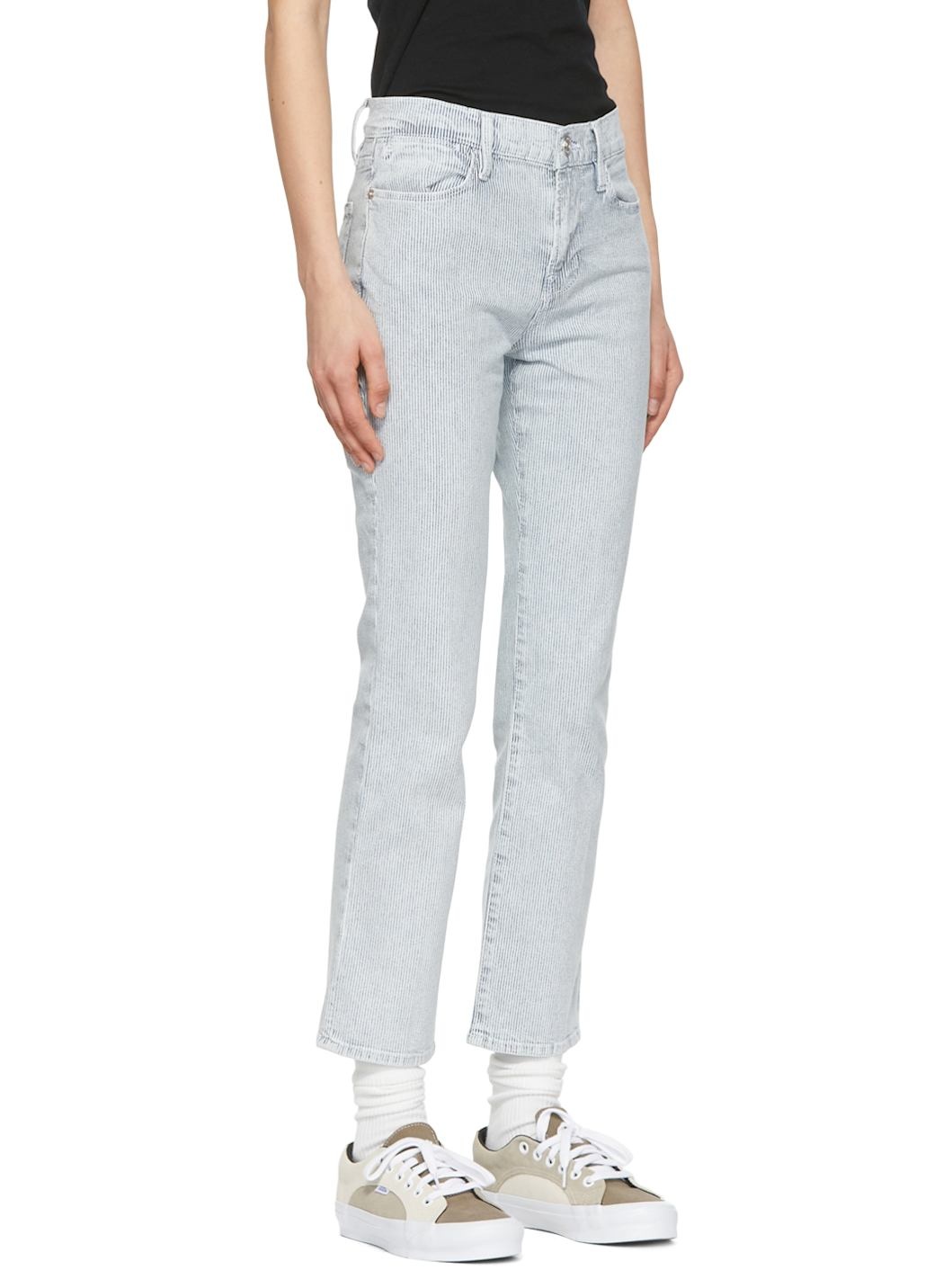 Blue 'Le High' Straight Jeans - 2