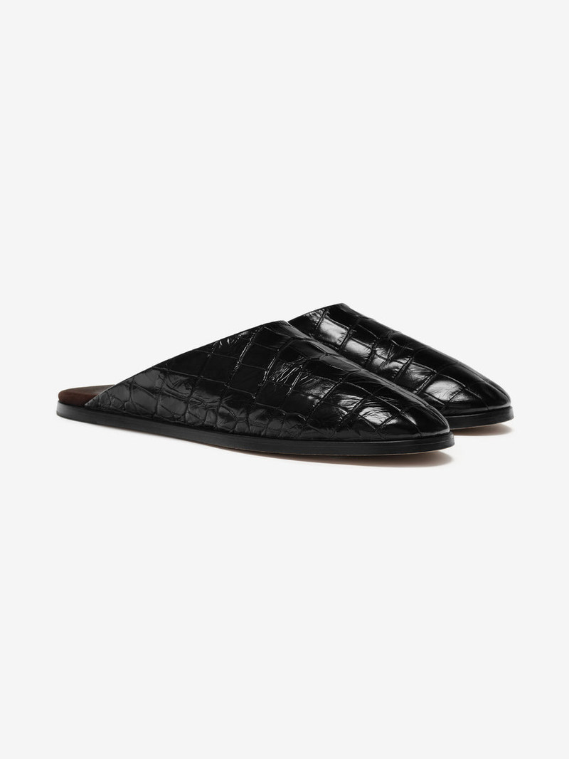 Croc Embossed Slide 3
