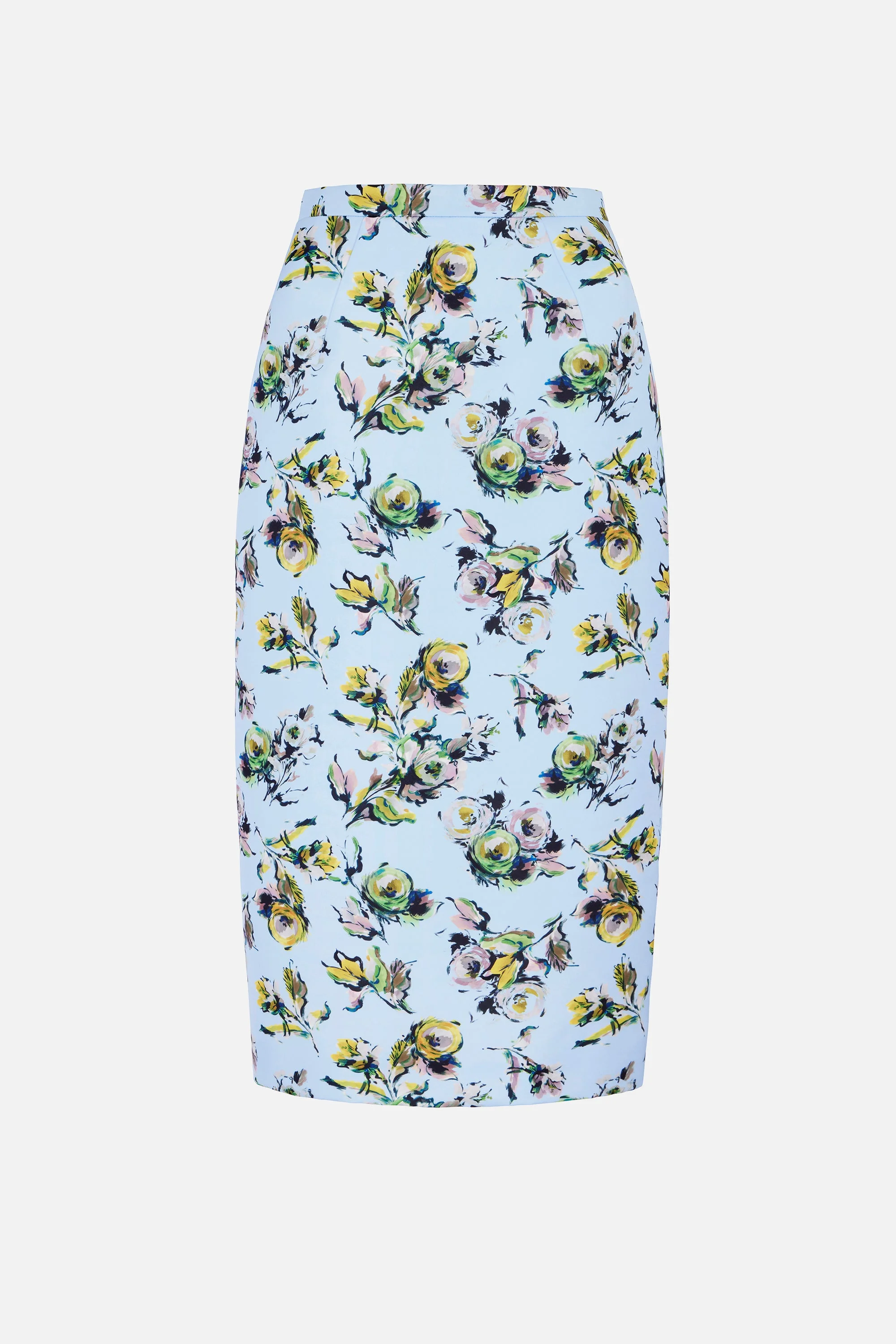 Lorelei Skirt In Yellow & Green Floral Print Genzianella - 1