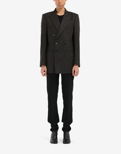 Maison Margiela Wool check blazer outlook