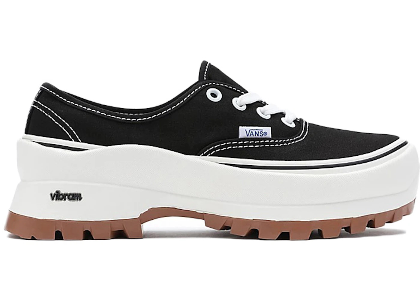 Vans Authentic Vibram DX Black White Gum (Women's) - 1