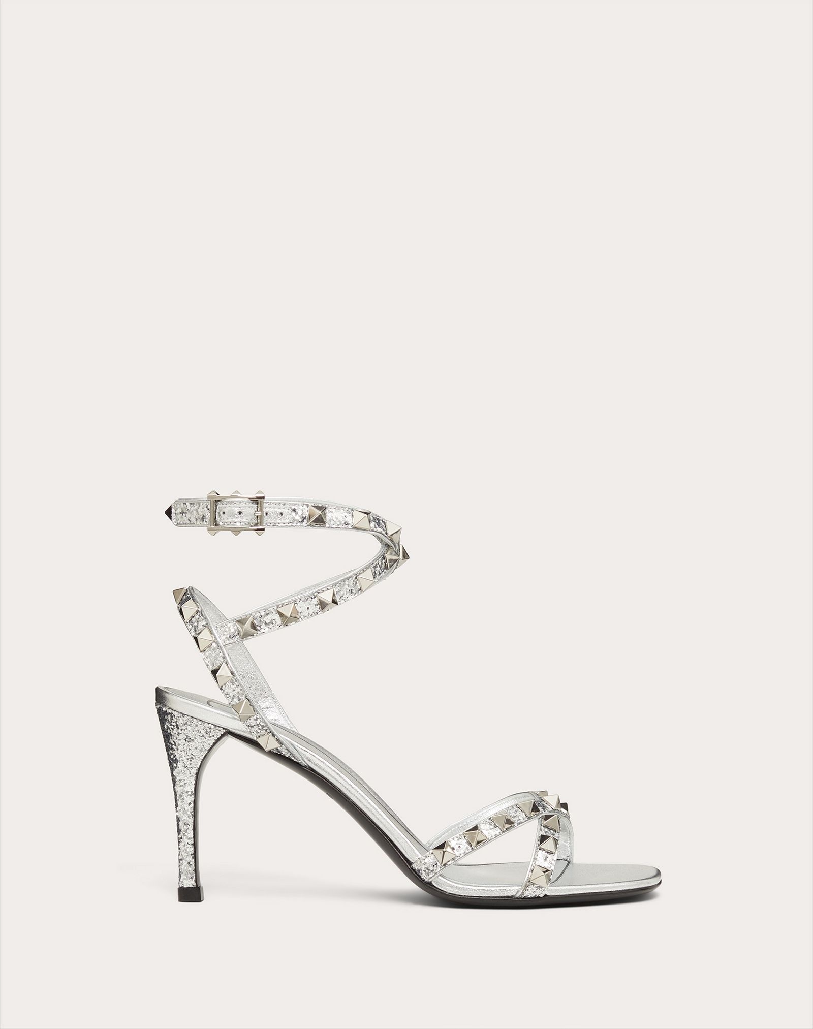 Rockstud Flair Glitter Sandal 85mm - 1