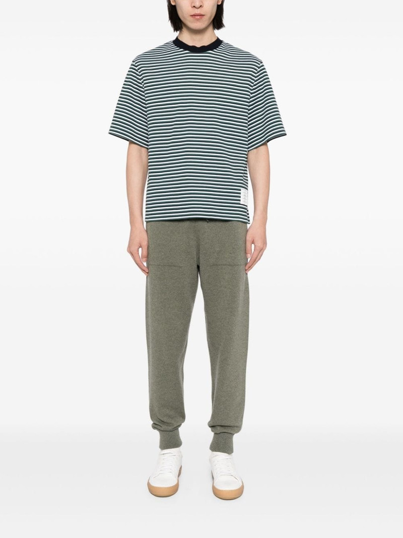 Thom Browne RWB-band sweat pants outlook