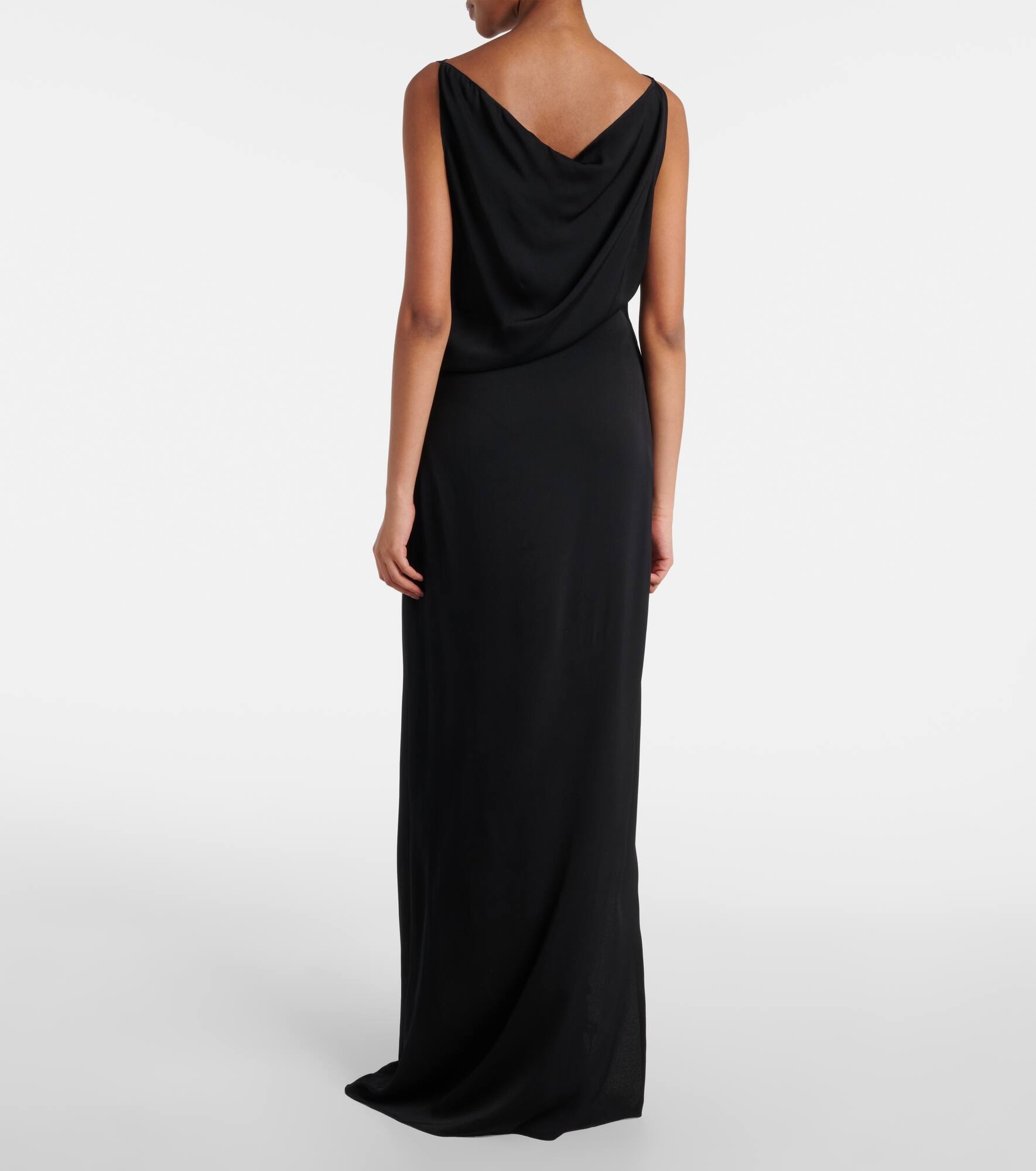 Crêpe cady gown - 3