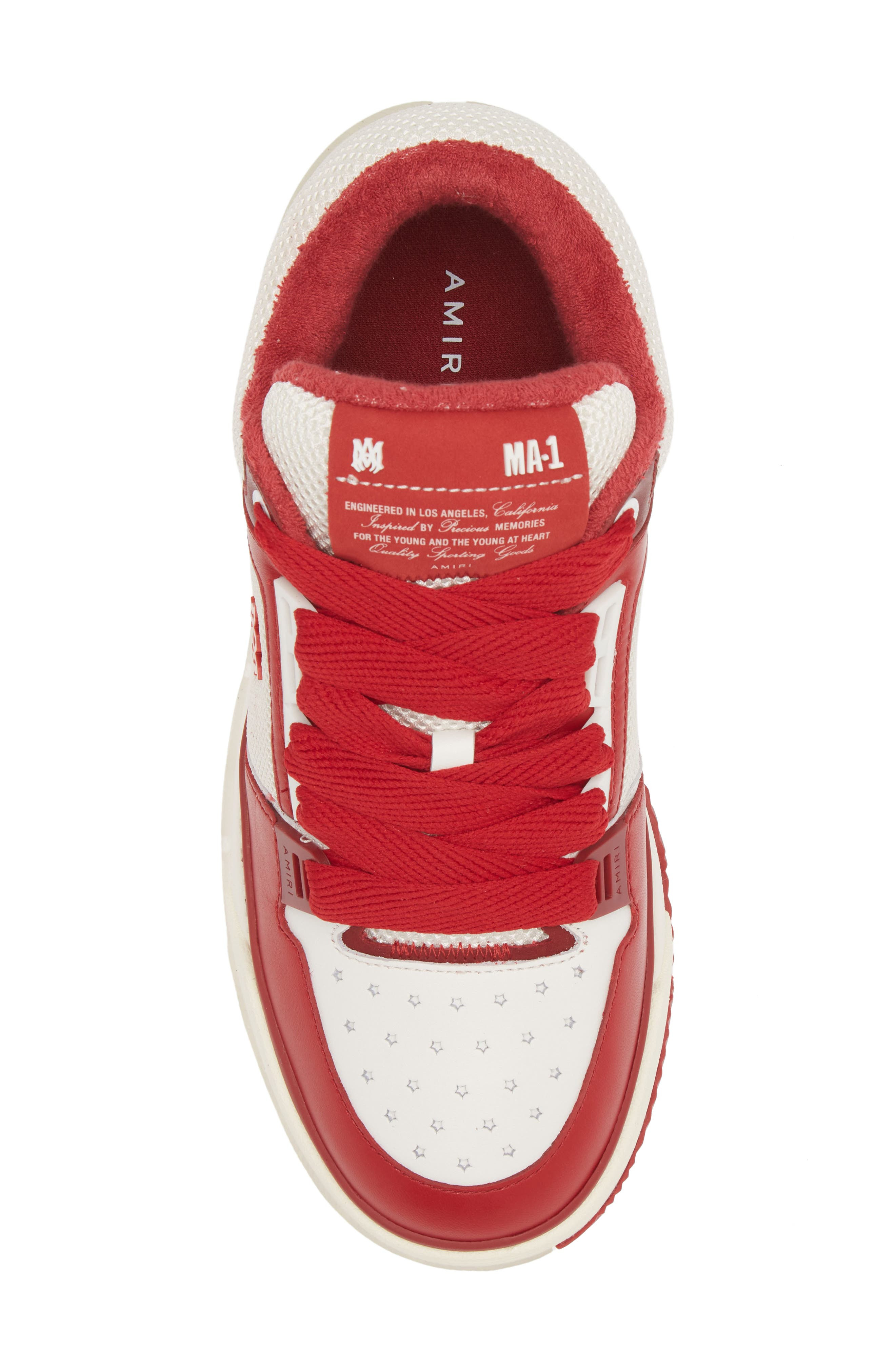 AMIRI MA-1 Platform Sneaker in Alabaster Red at Nordstrom - 5