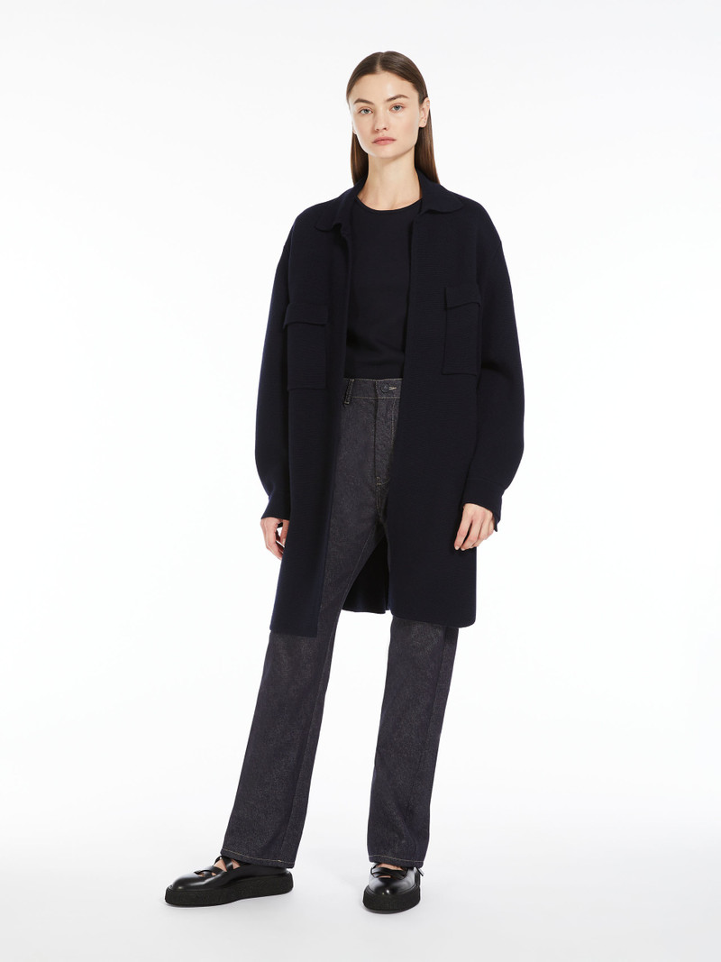 Max Mara LACUNA Wide-leg denim jeans outlook