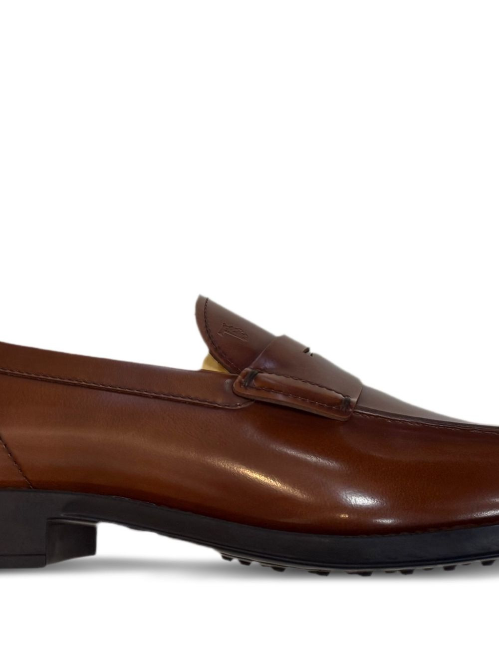 leather penny-strap loafers - 2