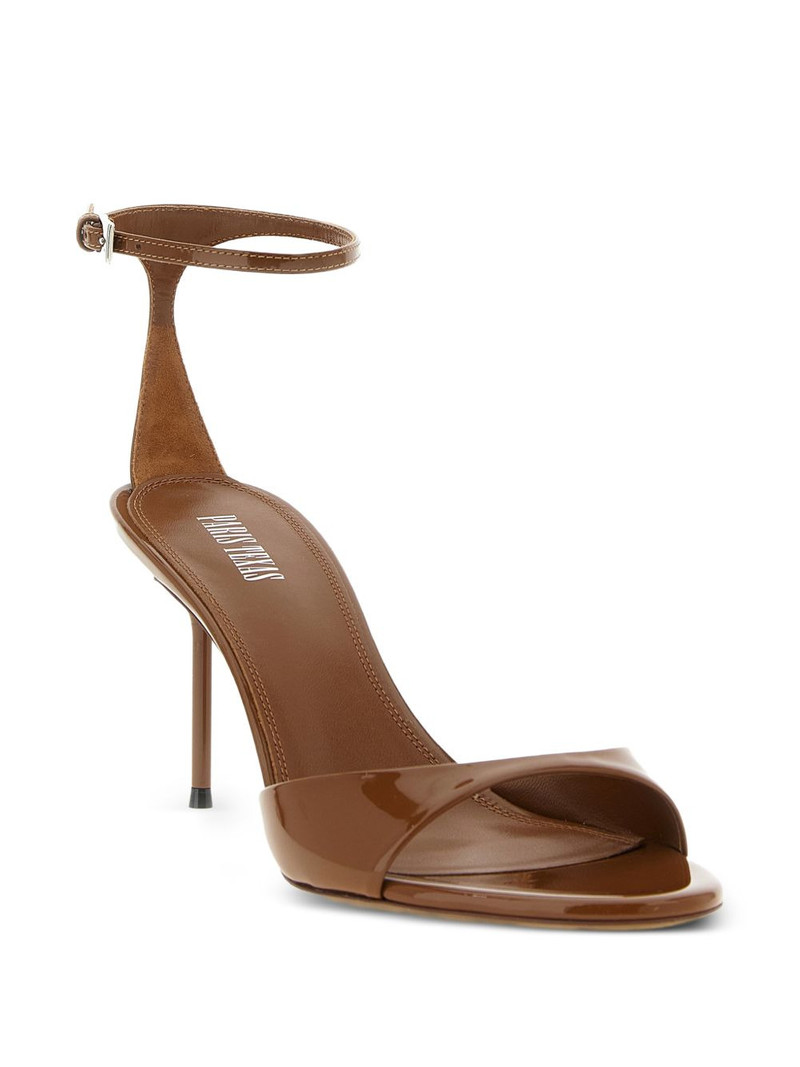 PARIS TEXAS patent ankle strap lidia sandals outlook
