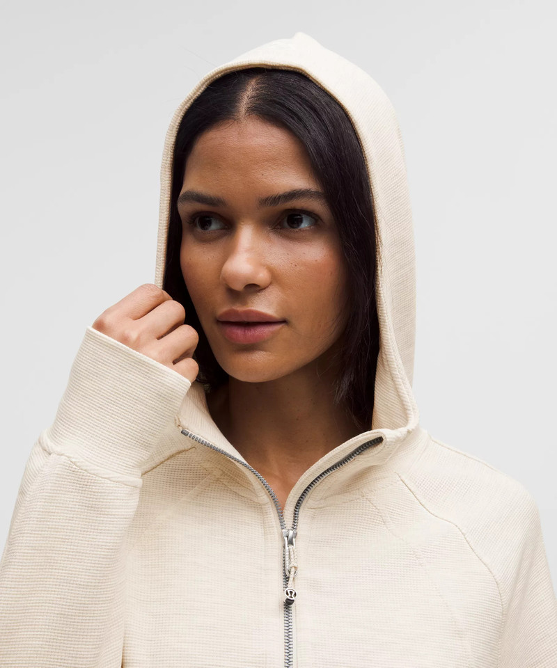 Scuba Oversized Full-Zip Hoodie *Waffle 4