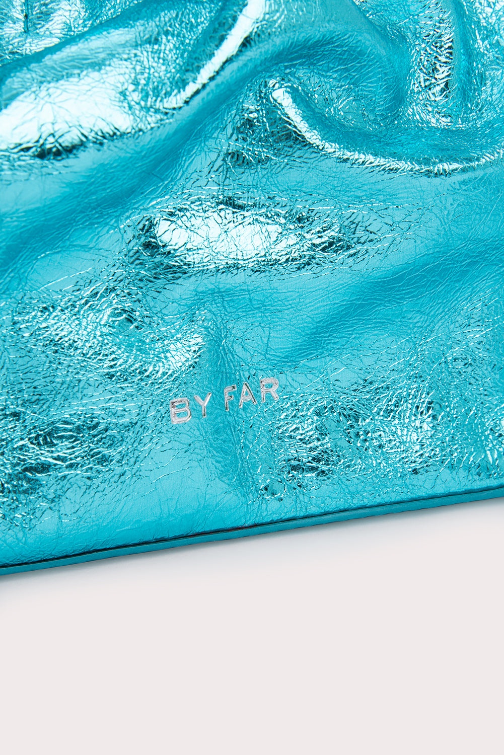 Malmo Aquamarine Metallic Leather - 8