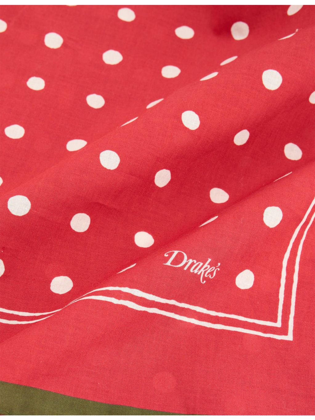 Polka Dot Logo Cotton Bandana - 2