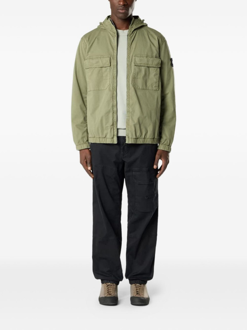 Stone Island hooded patch jacket outlook