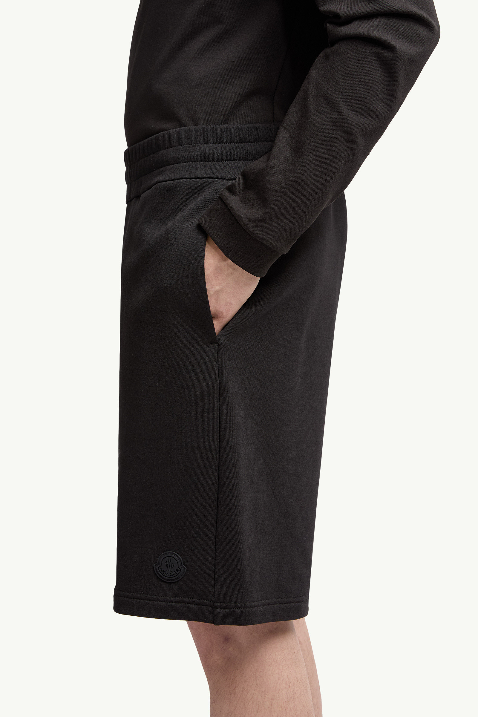 Logo Patch Cotton Shorts - 4
