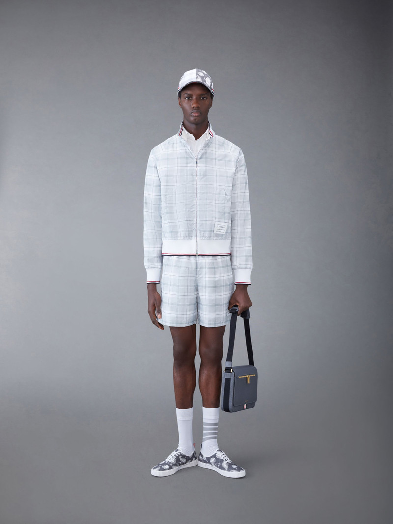 Tartan Tech Mid Thigh Shorts 3