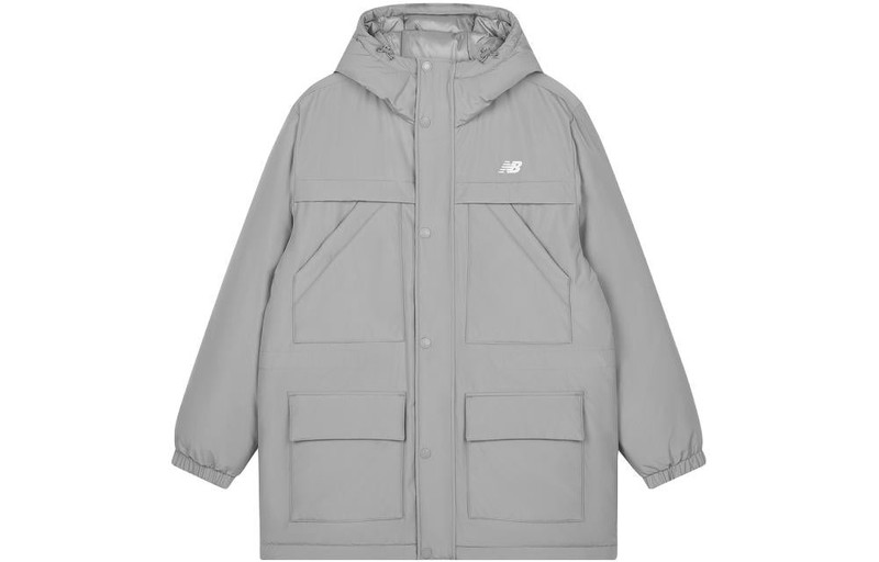 New Balance New Balance Sport Long Down Jacket 'Grey' AMJ33320-TAG outlook