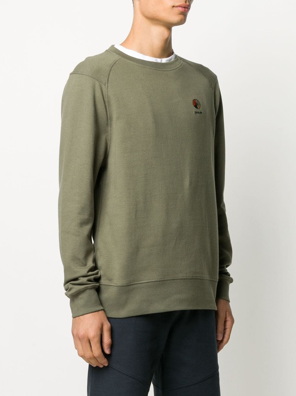 embroidered logo sweatshirt - 3