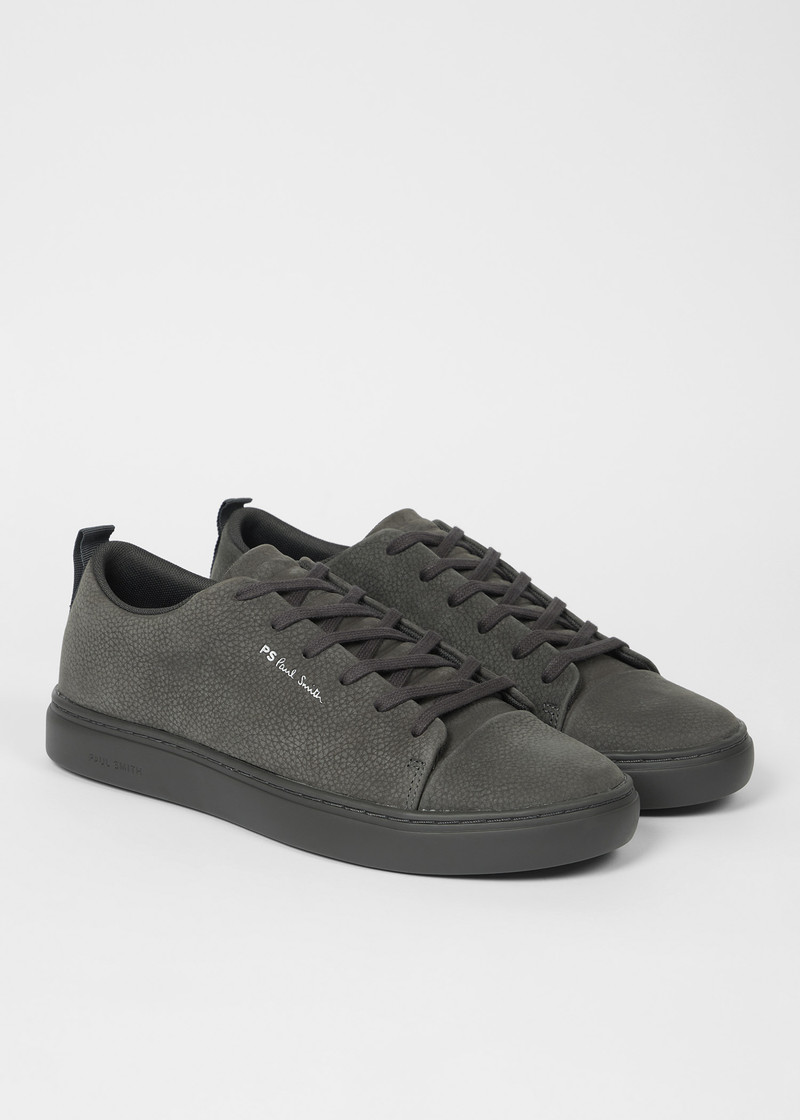 Paul Smith Dark Grey Nubuck 'Lee' Trainers outlook