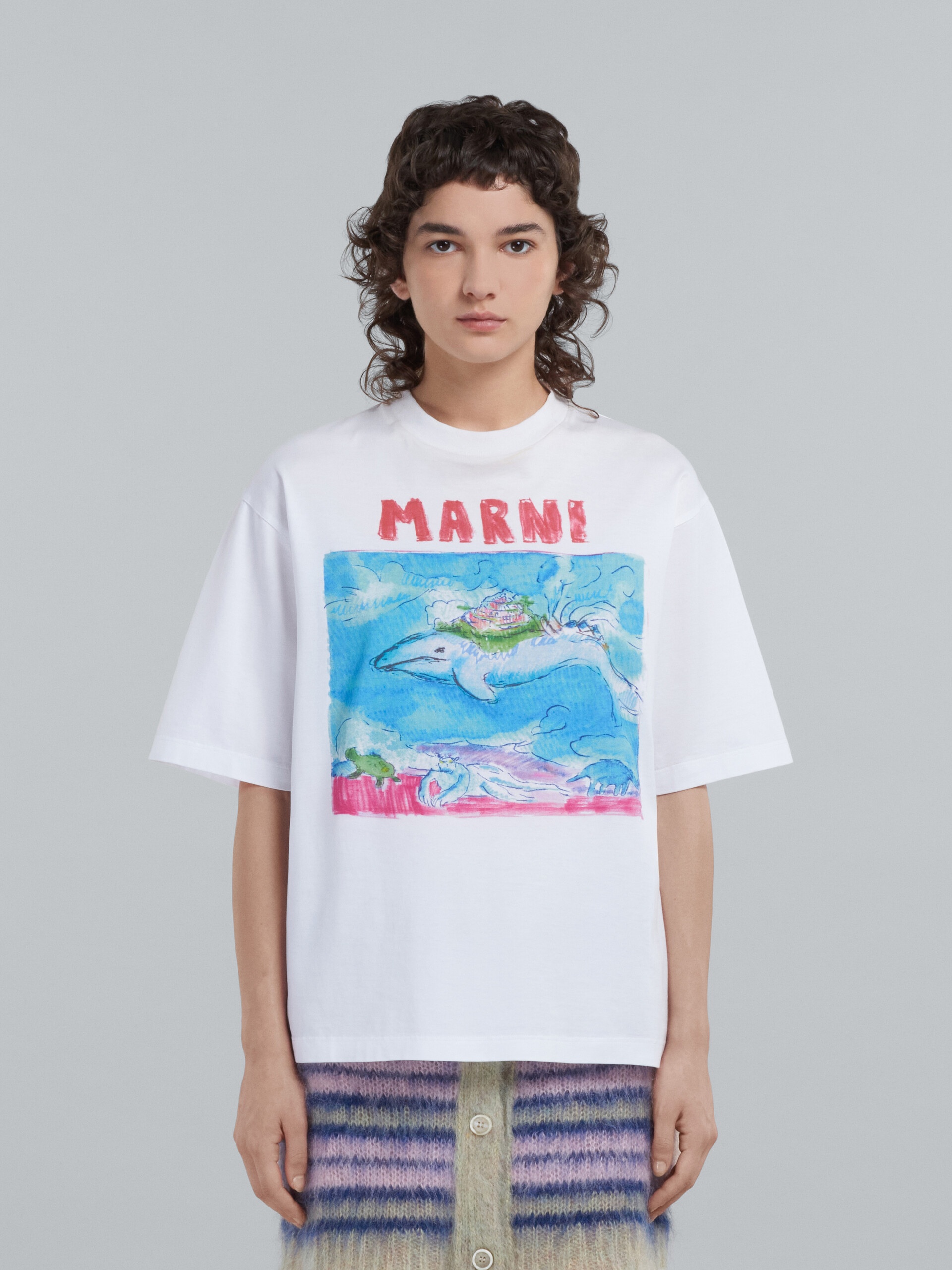 COTTON T-SHIRT WITH PRINT - 2