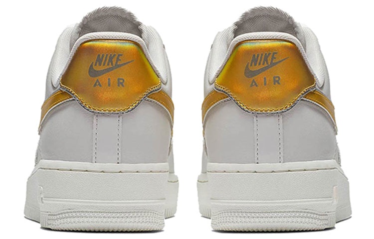 (WMNS) Nike Air Force 1 Low 'Metallic Platinum Metallic Gold' AR0642-001 - 4