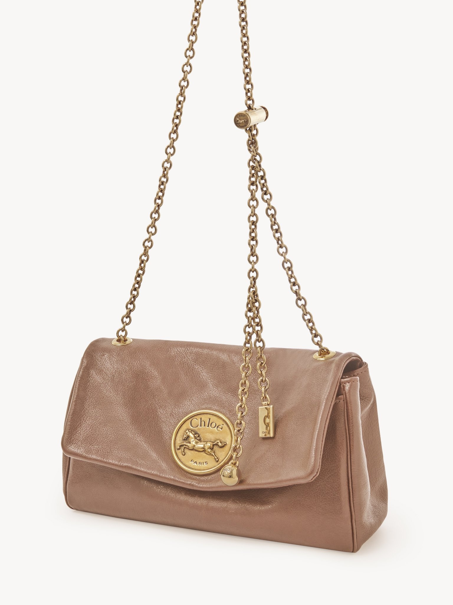 CHLOÉ HERITAGE SHOULDER BAG IN GRAINED LEATHER - 3