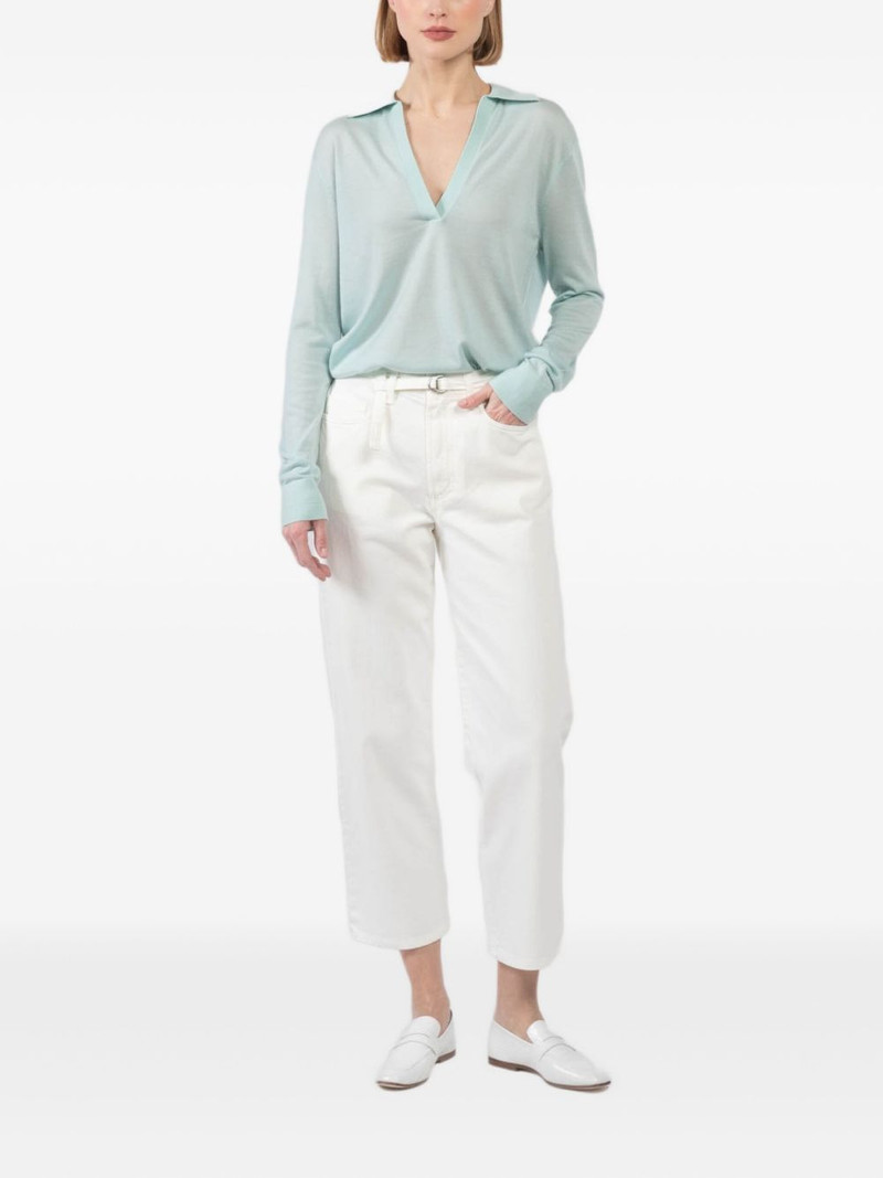 XÍRENA belted cropped trousers outlook