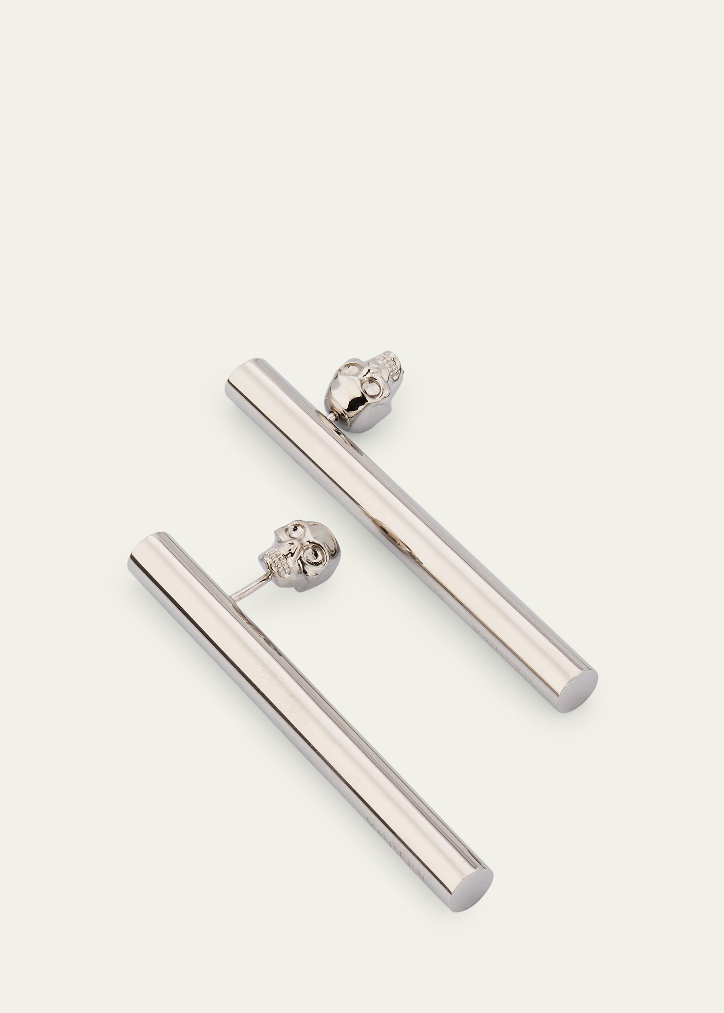 Logo Cross Bar Earrings - 3