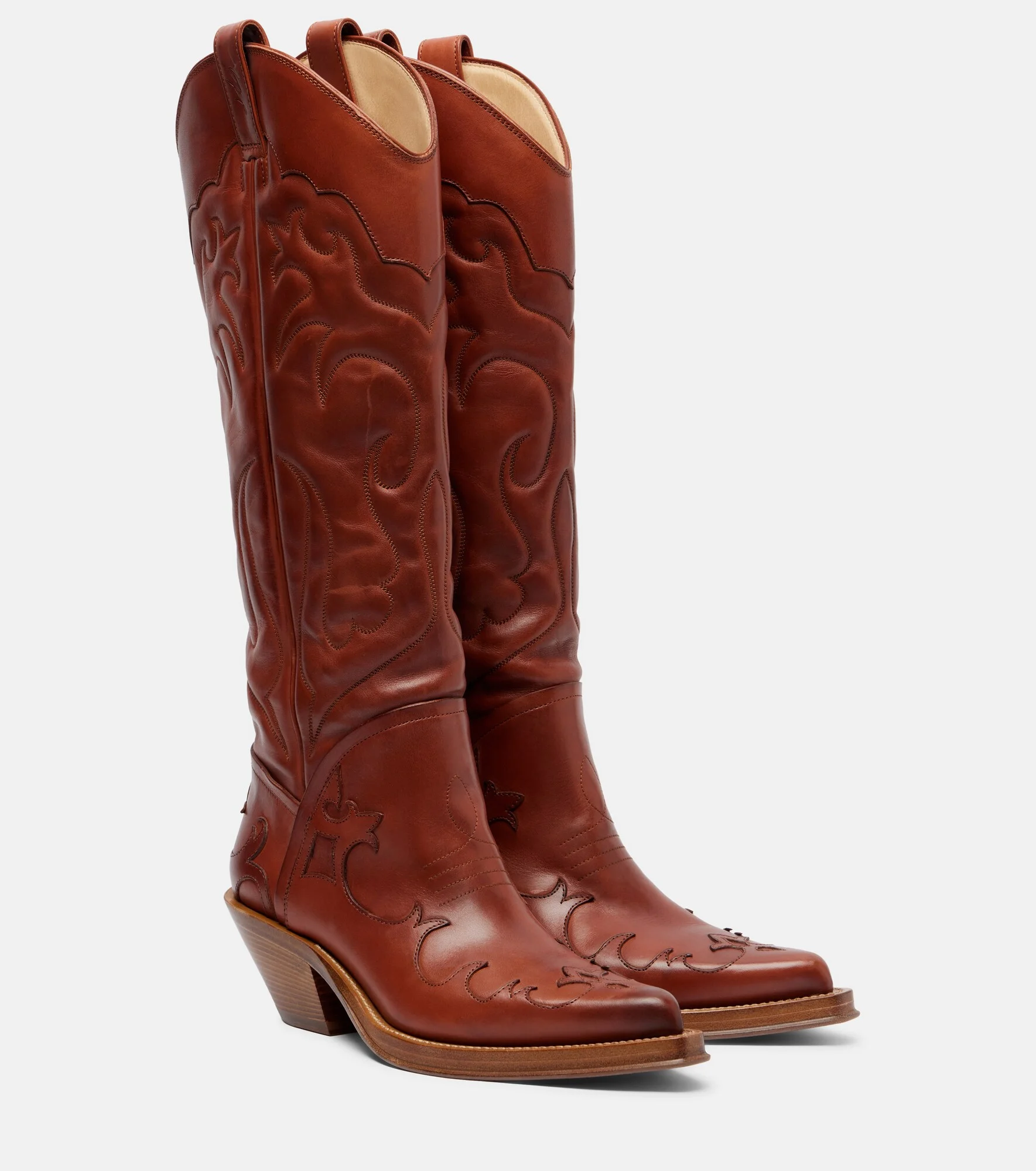 Capitana leather cowboy boots - 1