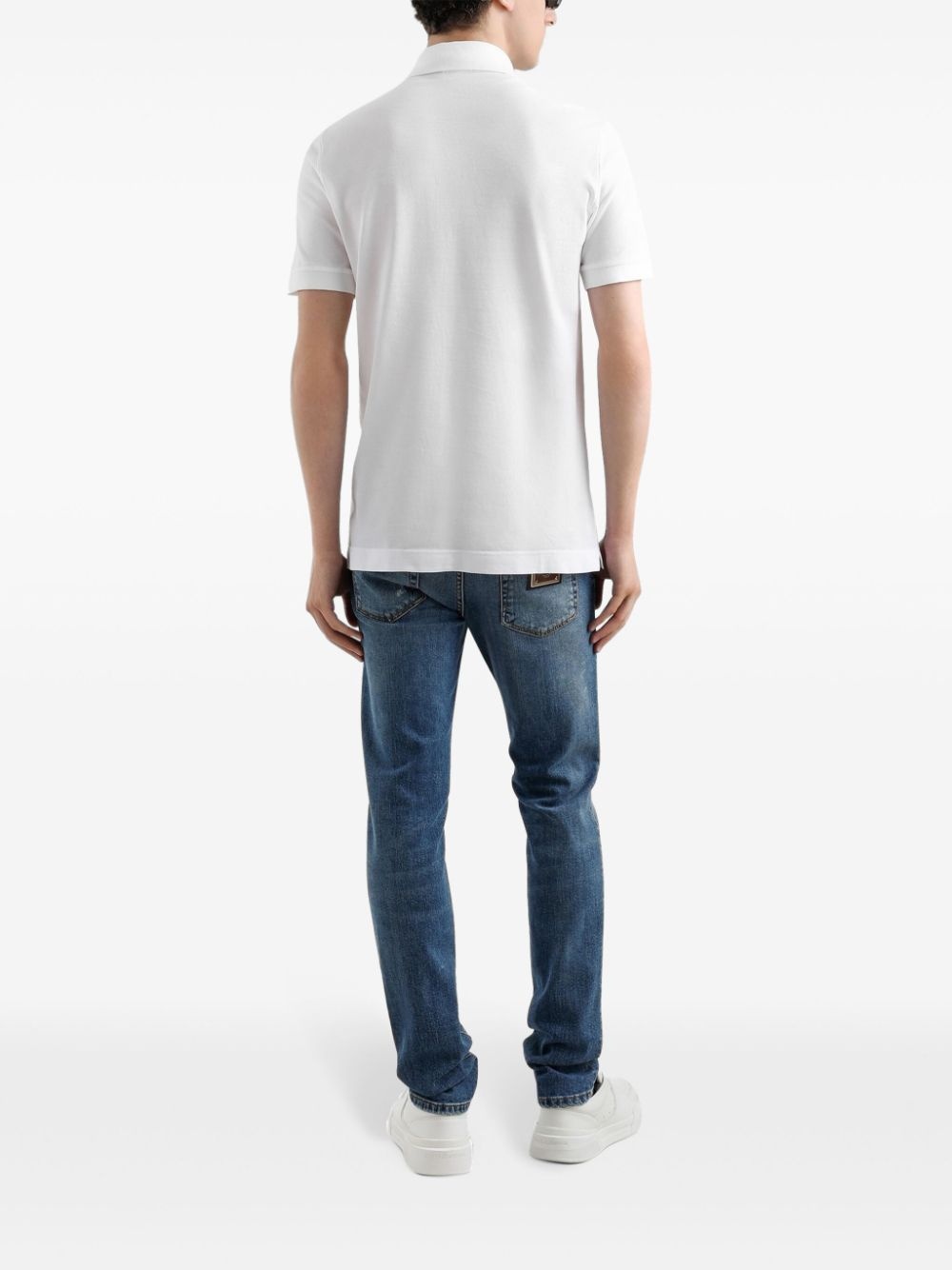 whiskering-effect skinny jeans - 3