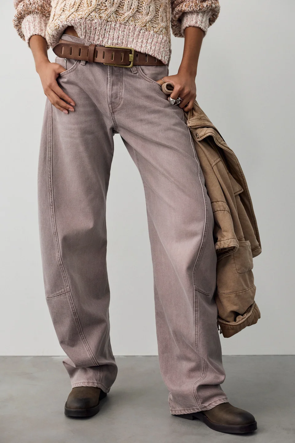 We The Free Fable Yarn-Dyed Twisted Jeans - 1
